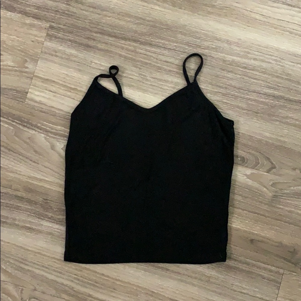 Black crop top